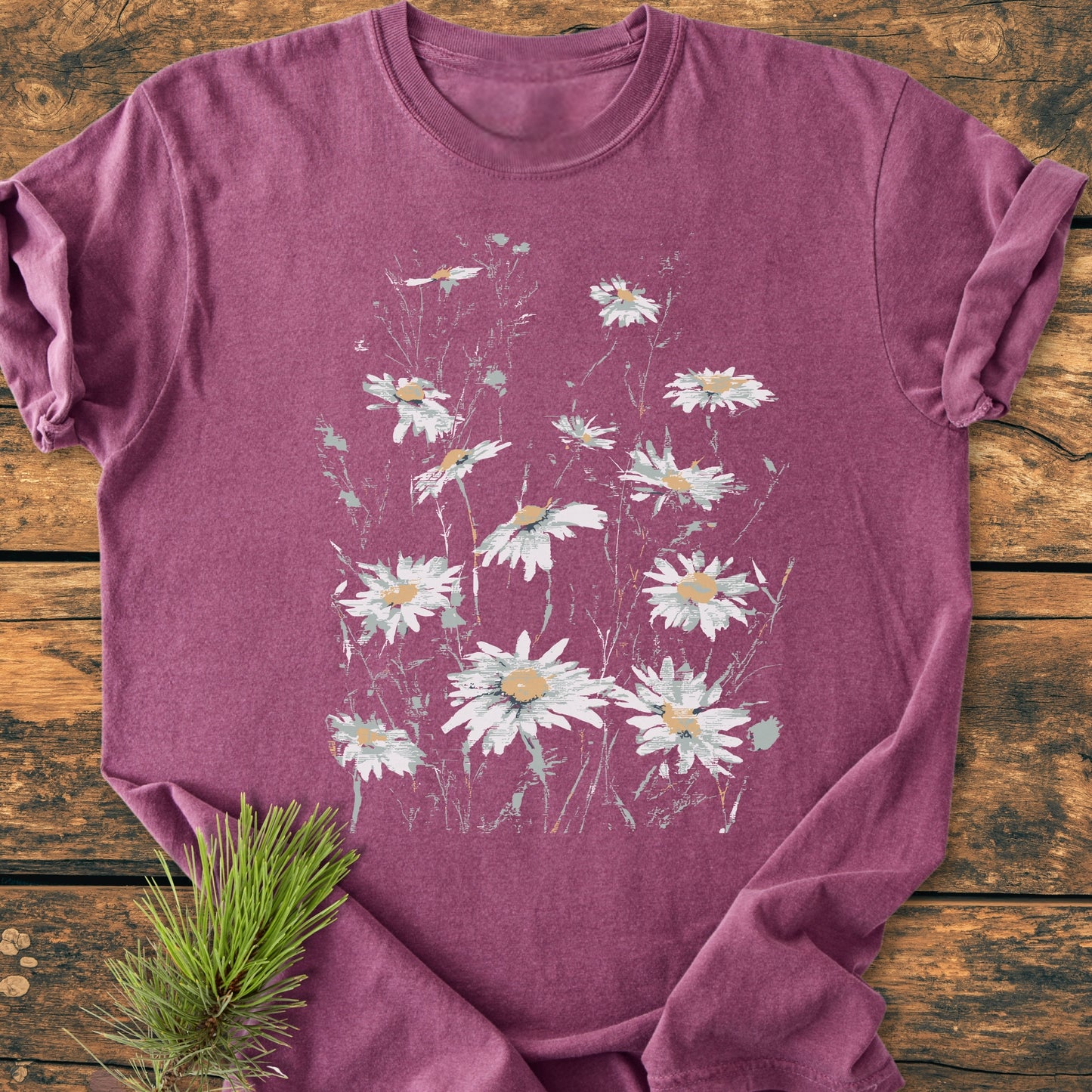 Wild Daisies - Vintage Wash Tee