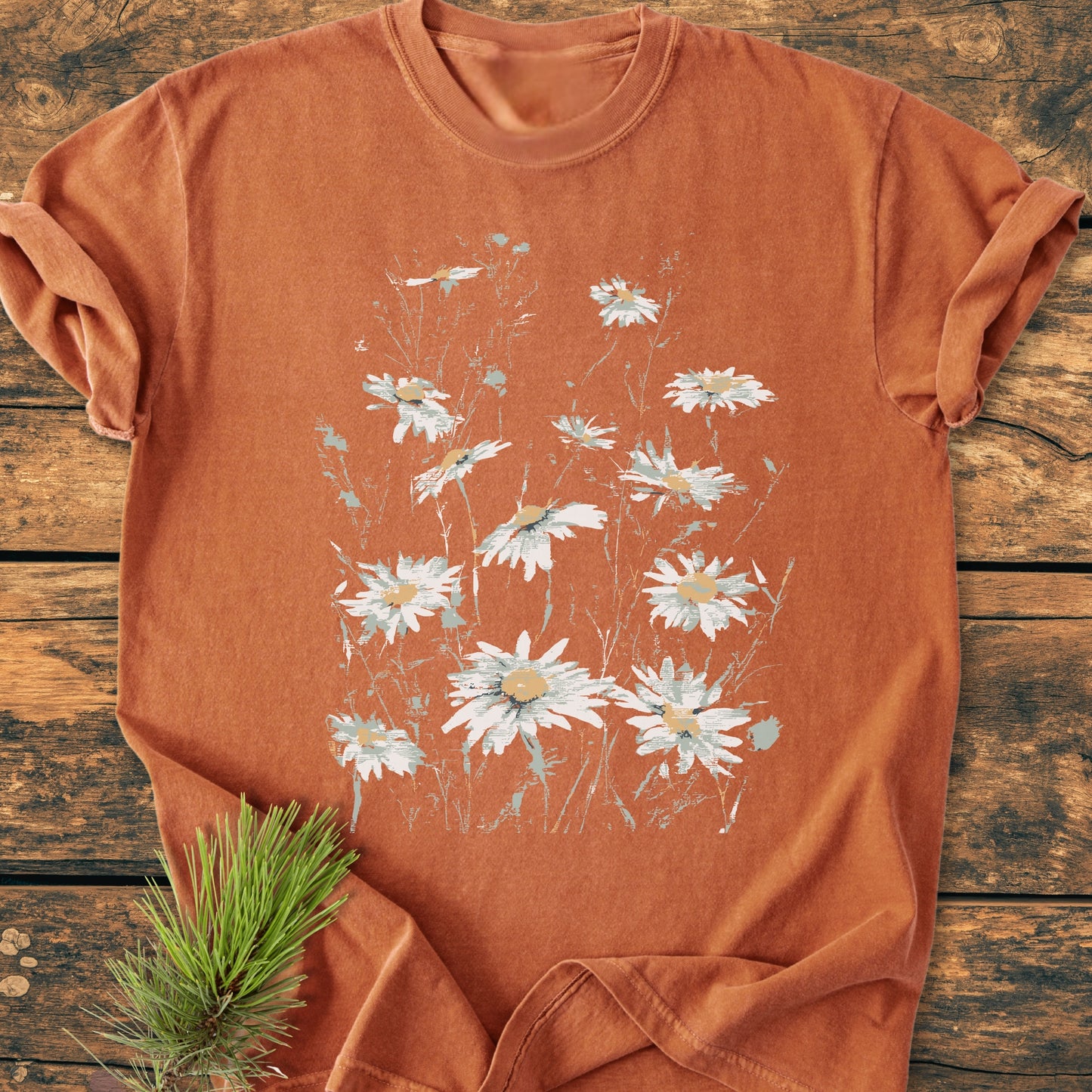 Wild Daisies - Vintage Wash Tee