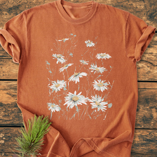 Wild Daisies - Vintage Wash Tee