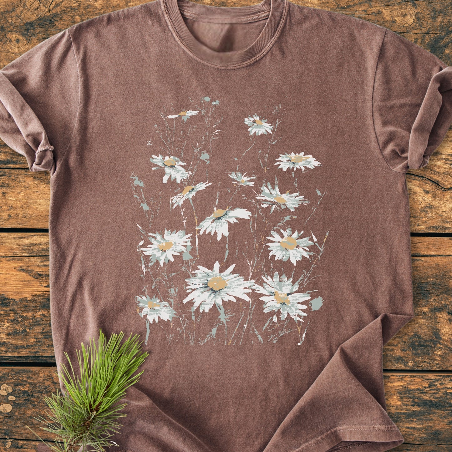 Wild Daisies - Vintage Wash Tee