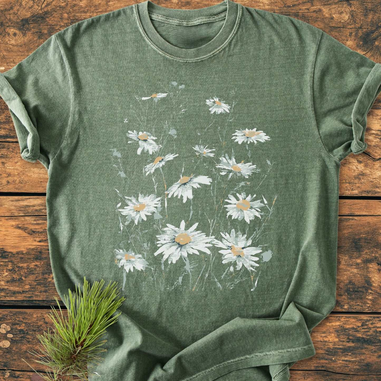 Wild Daisies - Vintage Wash Tee