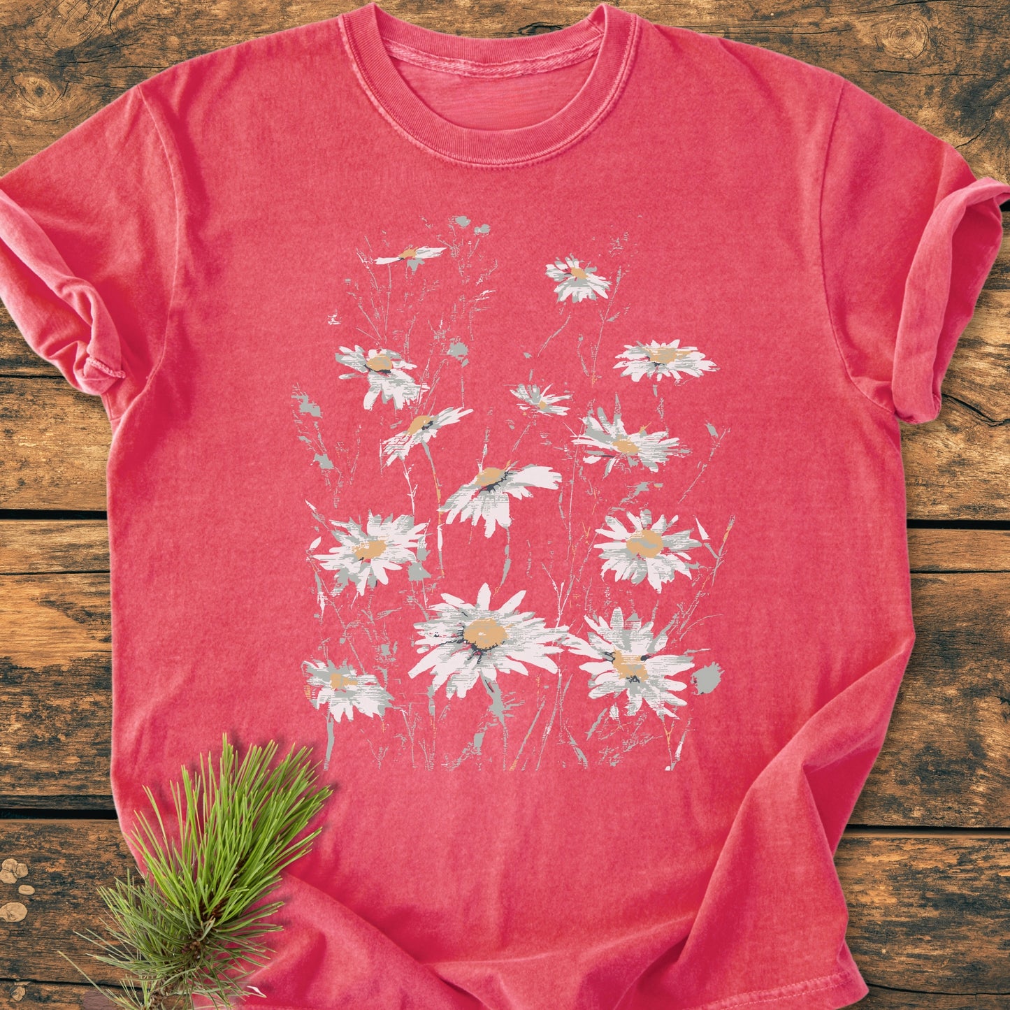 Wild Daisies - Vintage Wash Tee