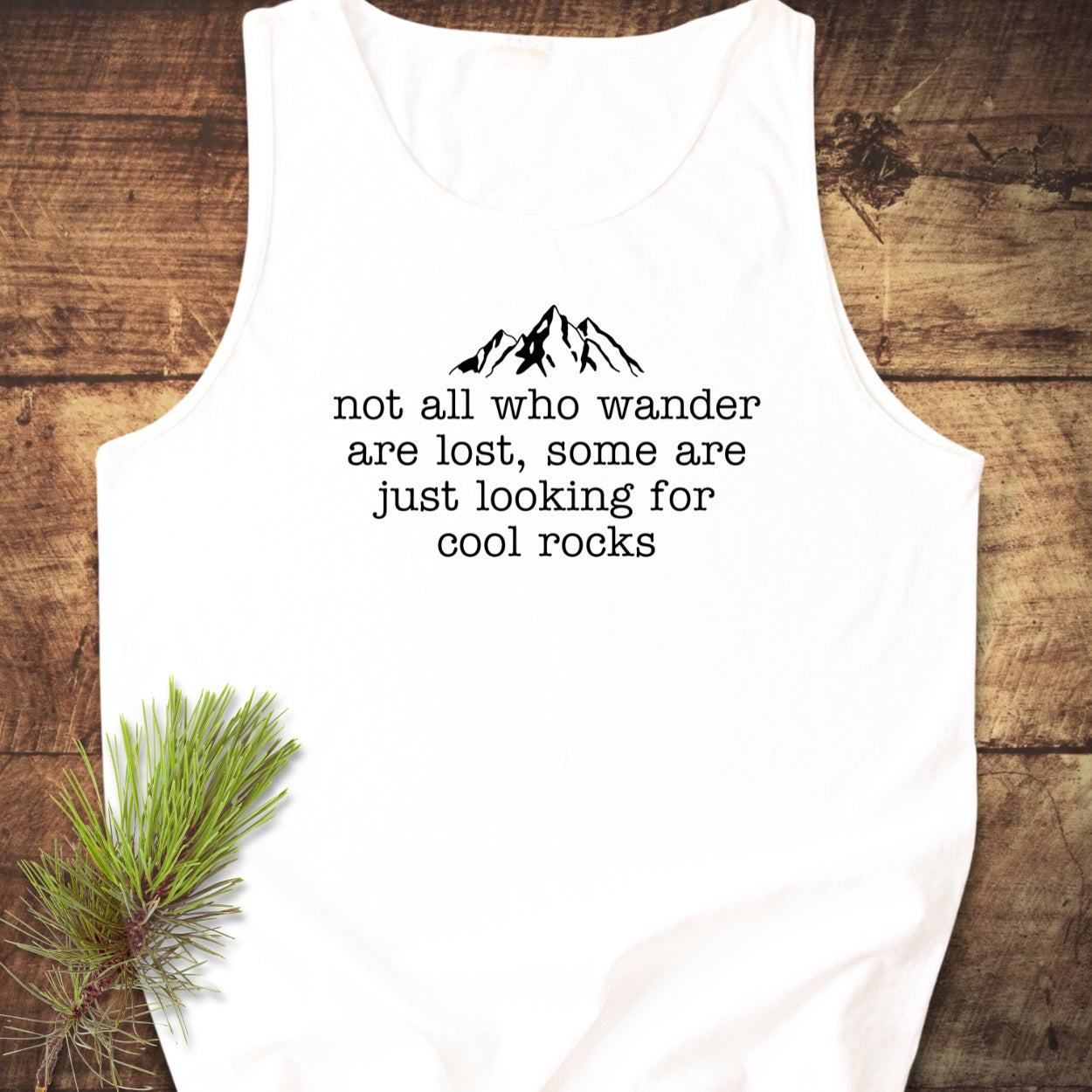 Looking For Cool Rocks Tank Top