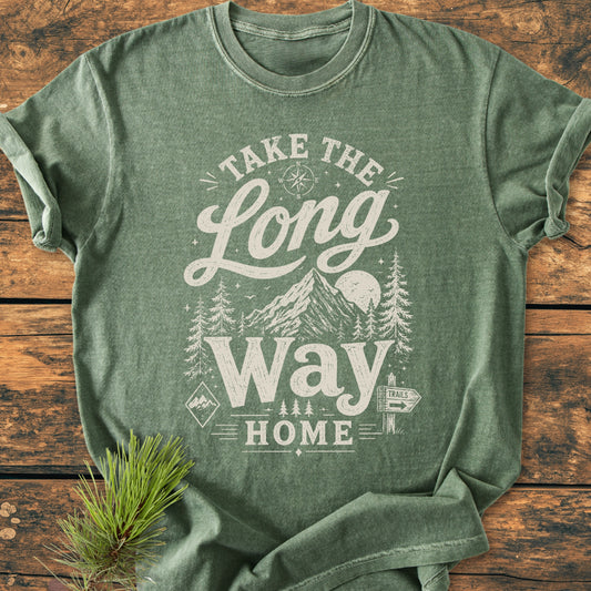 Take The Long Way Home - Vintage Wash Tee