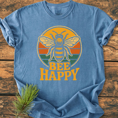 Bee Happy - Vintage Wash Tee