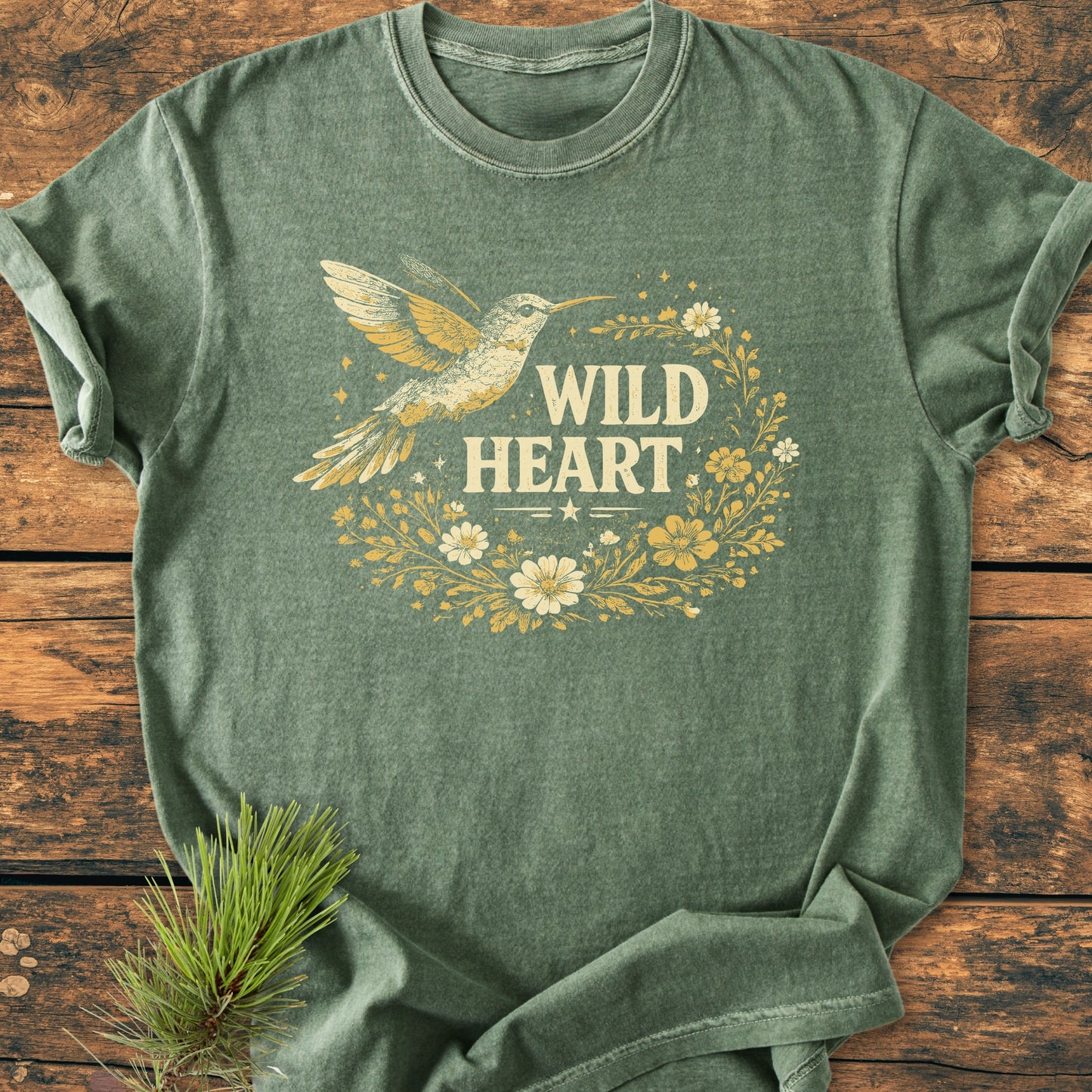 Wild Heart - Vintage Wash Tee
