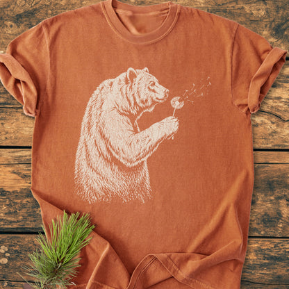 Make A Wish Grizzly - Vintage Wash Tee