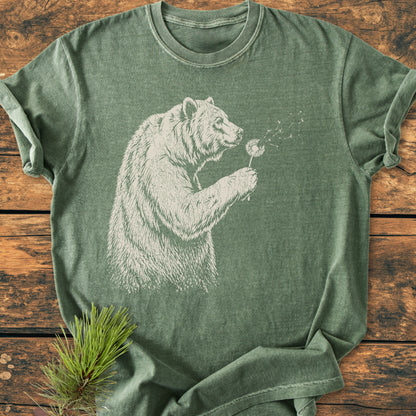 Make A Wish Grizzly - Vintage Wash Tee