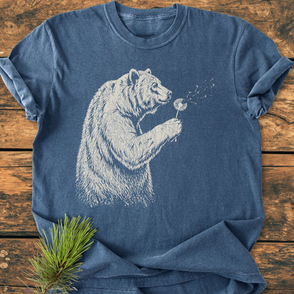 Make A Wish Grizzly - Vintage Wash Tee