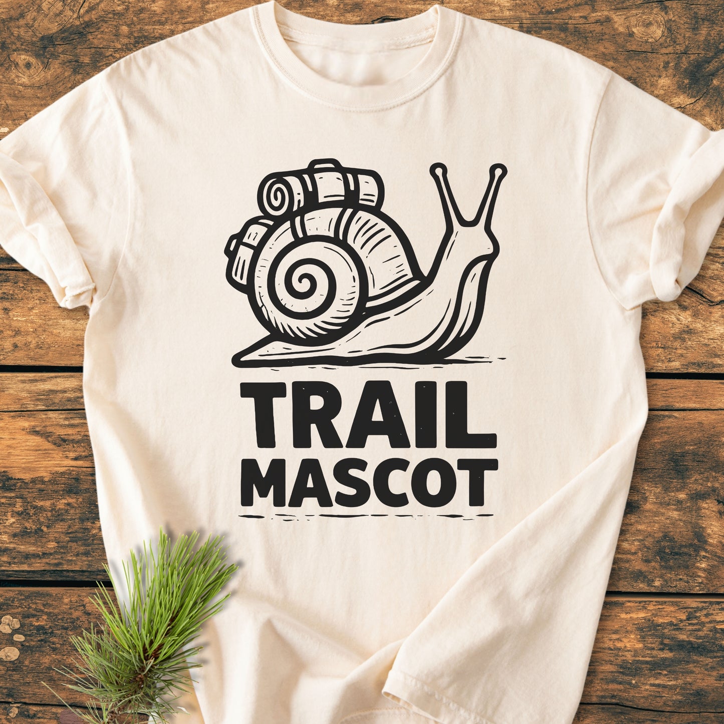 Trail Mascot Snail - Vintage Wash Tee