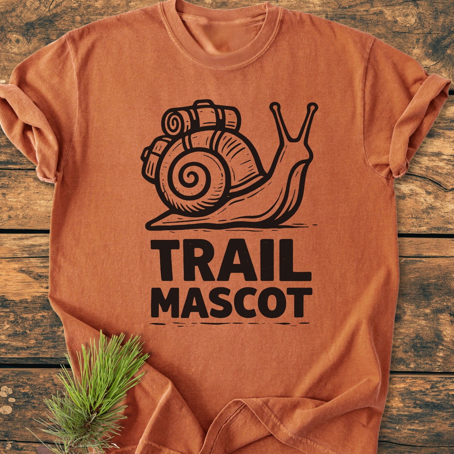 Trail Mascot Snail - Vintage Wash Tee