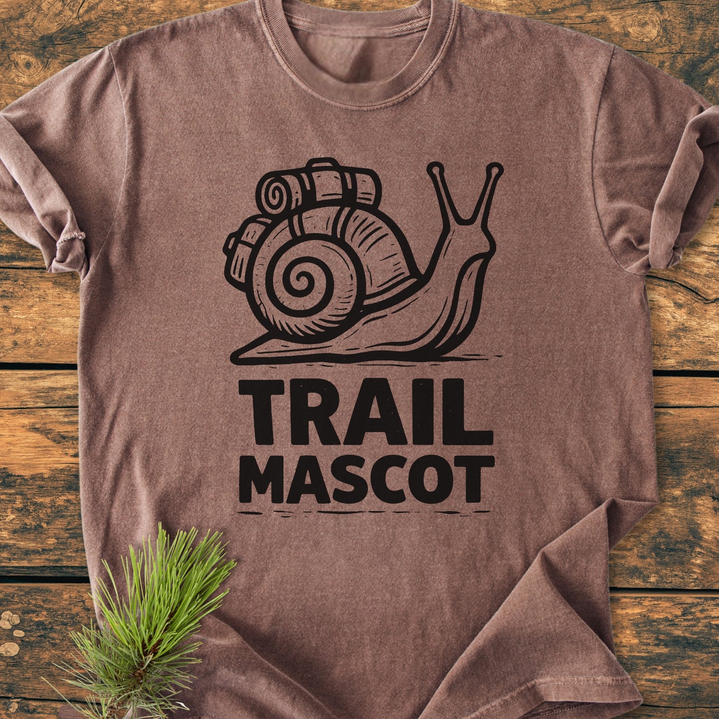 Trail Mascot Snail - Vintage Wash Tee