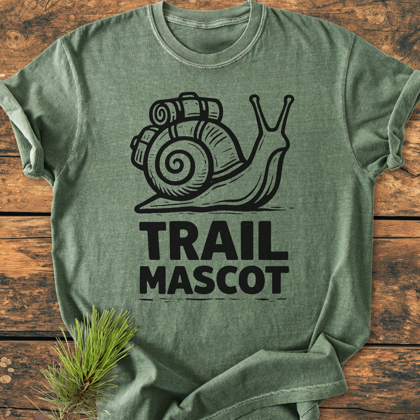 Trail Mascot Snail - Vintage Wash Tee