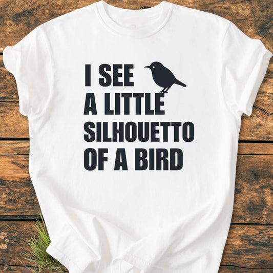Silhouetto Of A Bird - Vintage Wash Tee