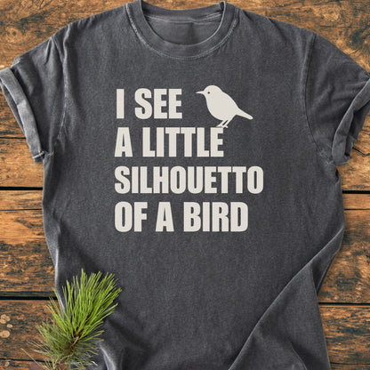 Silhouetto Of A Bird - Vintage Wash Tee