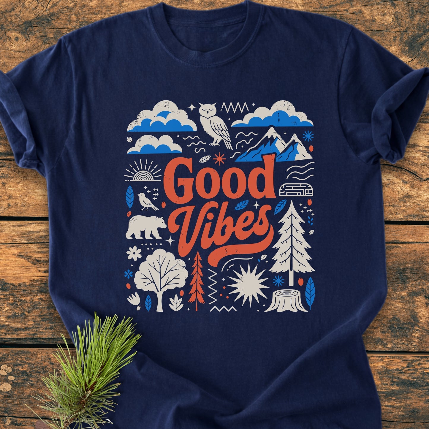 Good Vibes - Vintage Wash Tee