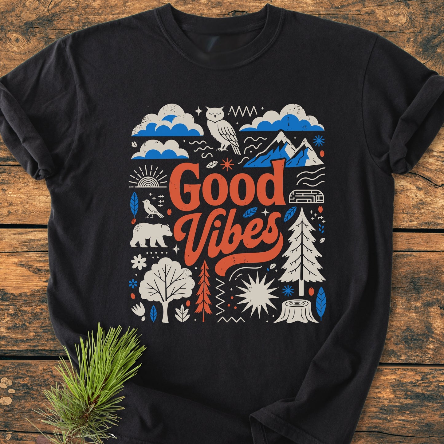 Good Vibes - Vintage Wash Tee