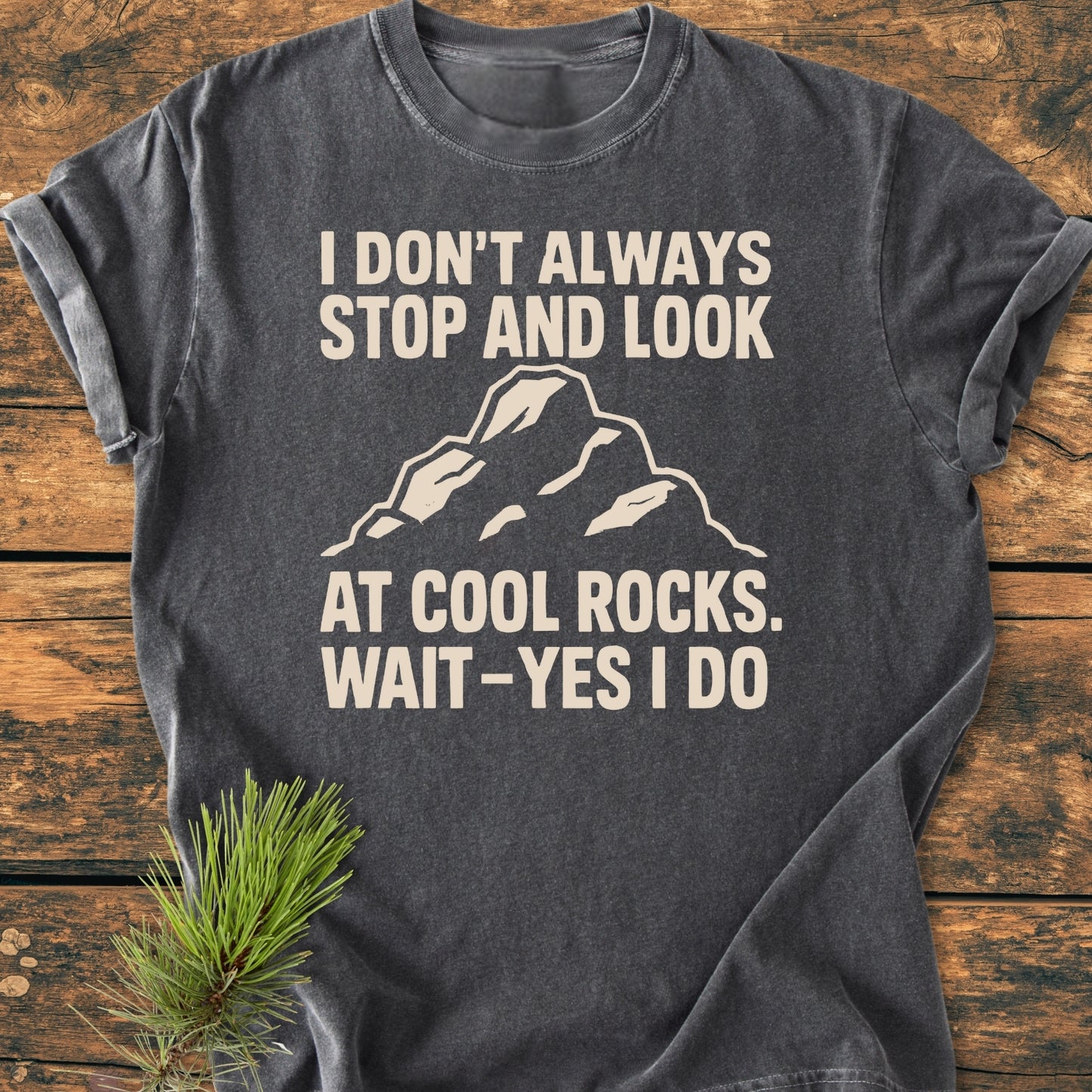 I Don't Always... Rockhound - Vintage Wash Tee