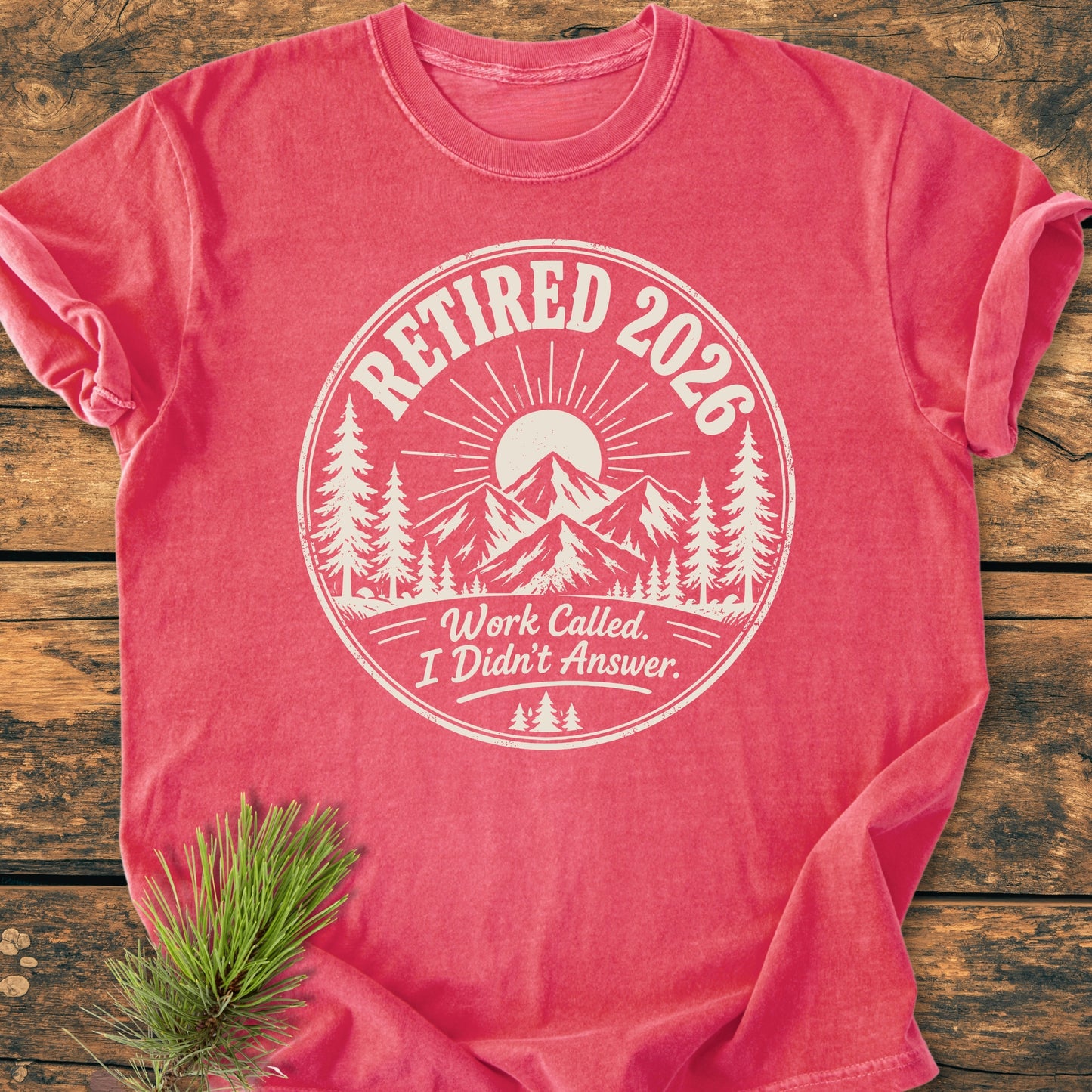 Retired 2026 - No Answer - Vintage Wash Tee