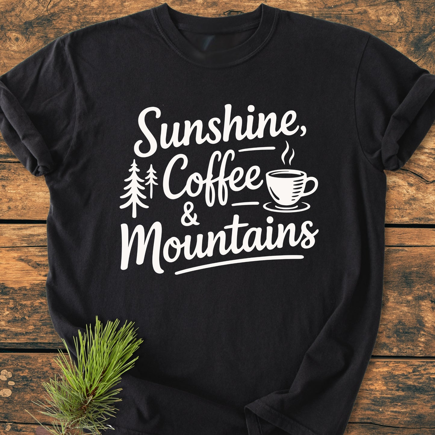 Sunshine Coffee Mountains - Vintage Wash Tee