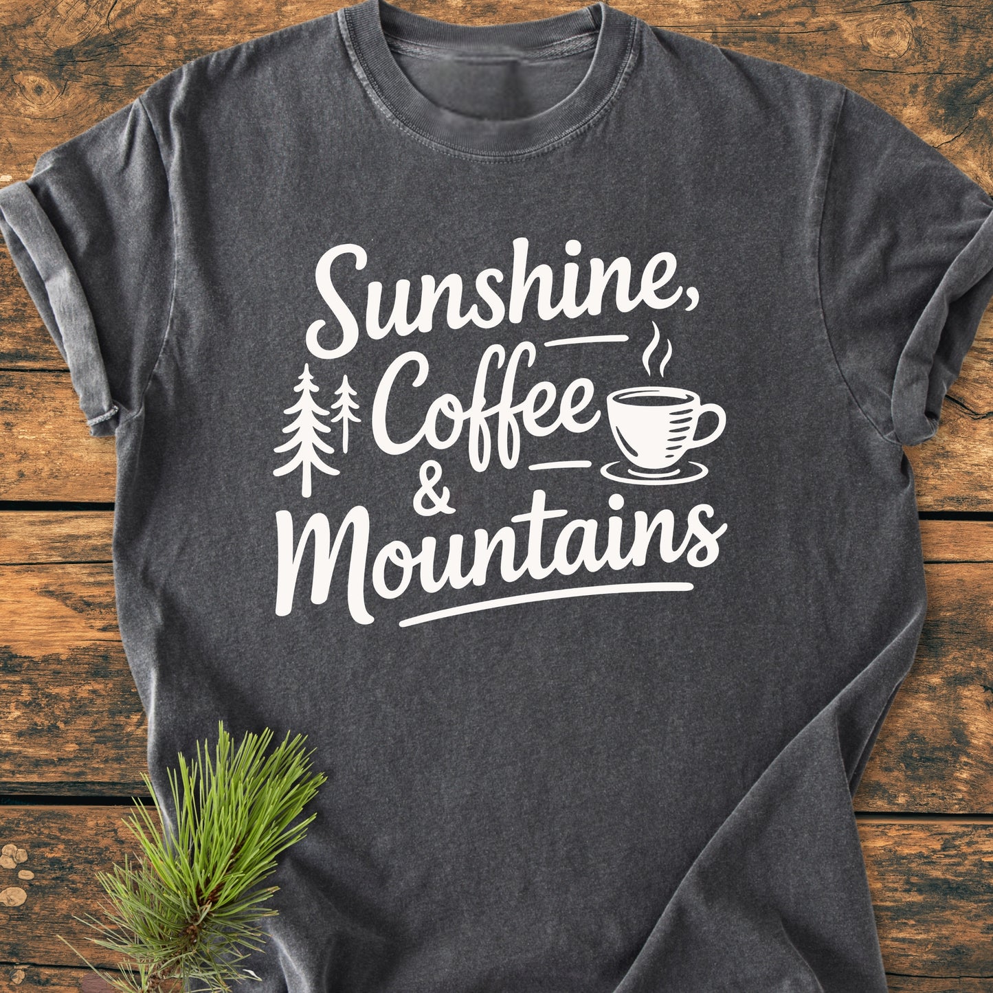 Sunshine Coffee Mountains - Vintage Wash Tee
