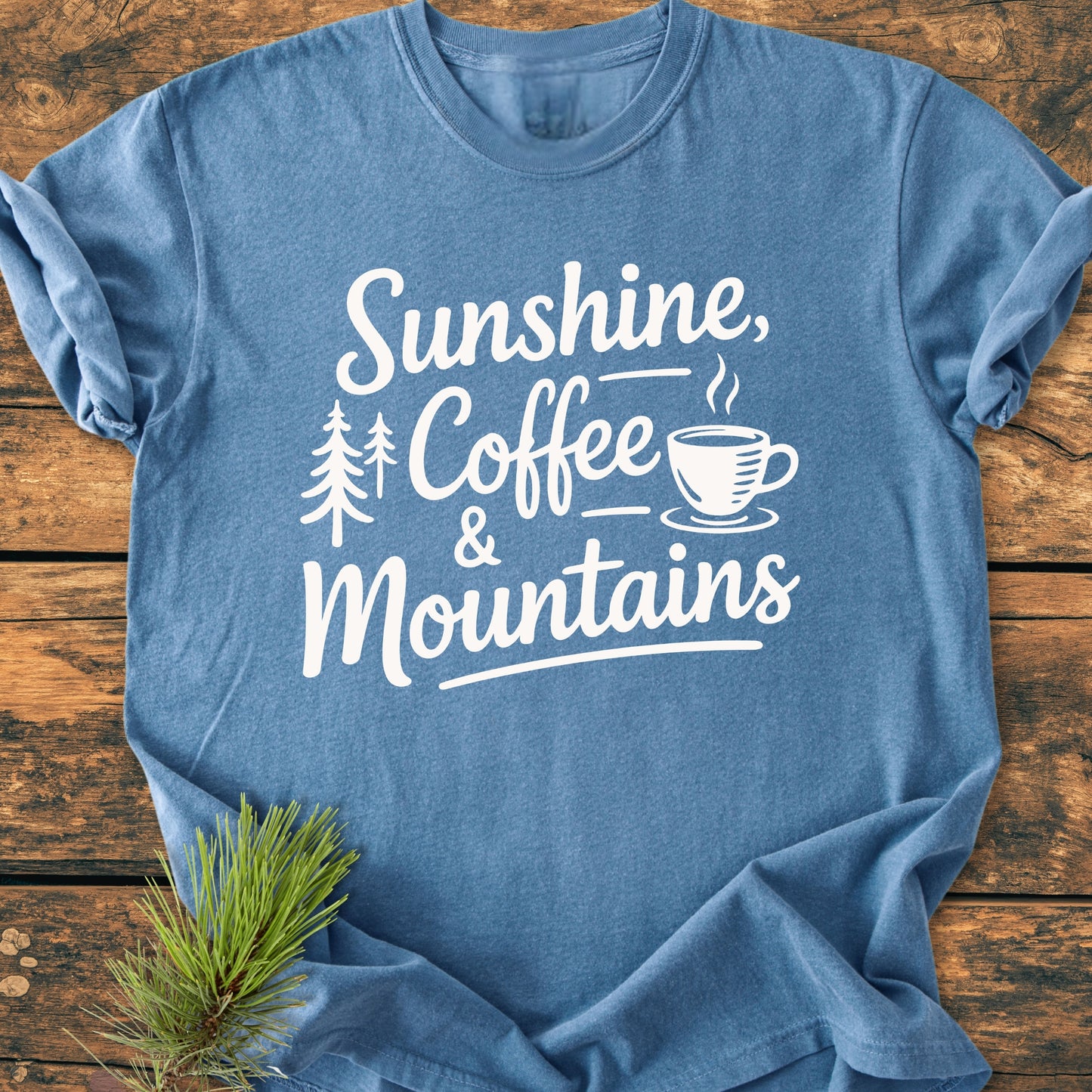 Sunshine Coffee Mountains - Vintage Wash Tee