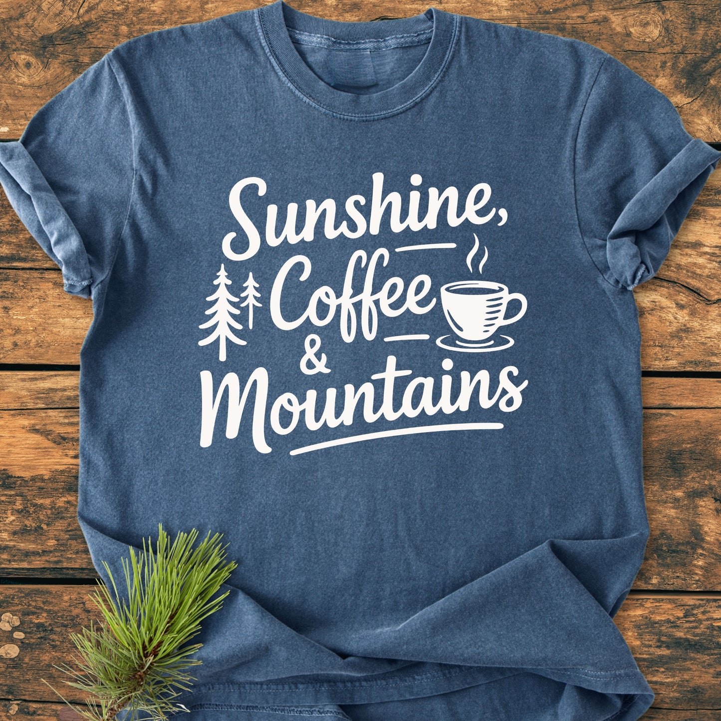 Sunshine Coffee Mountains - Vintage Wash Tee