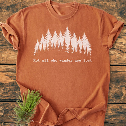Not All Who Wander Are Lost - Vintage Wash Tee