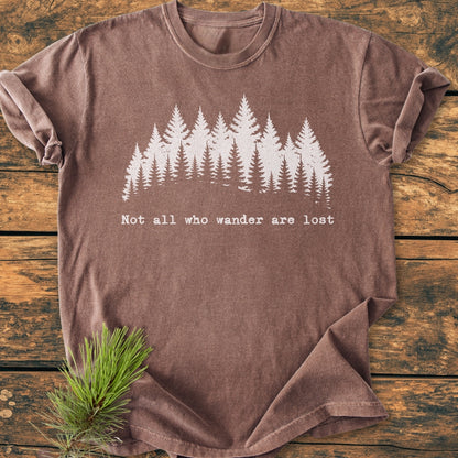 Not All Who Wander Are Lost - Vintage Wash Tee