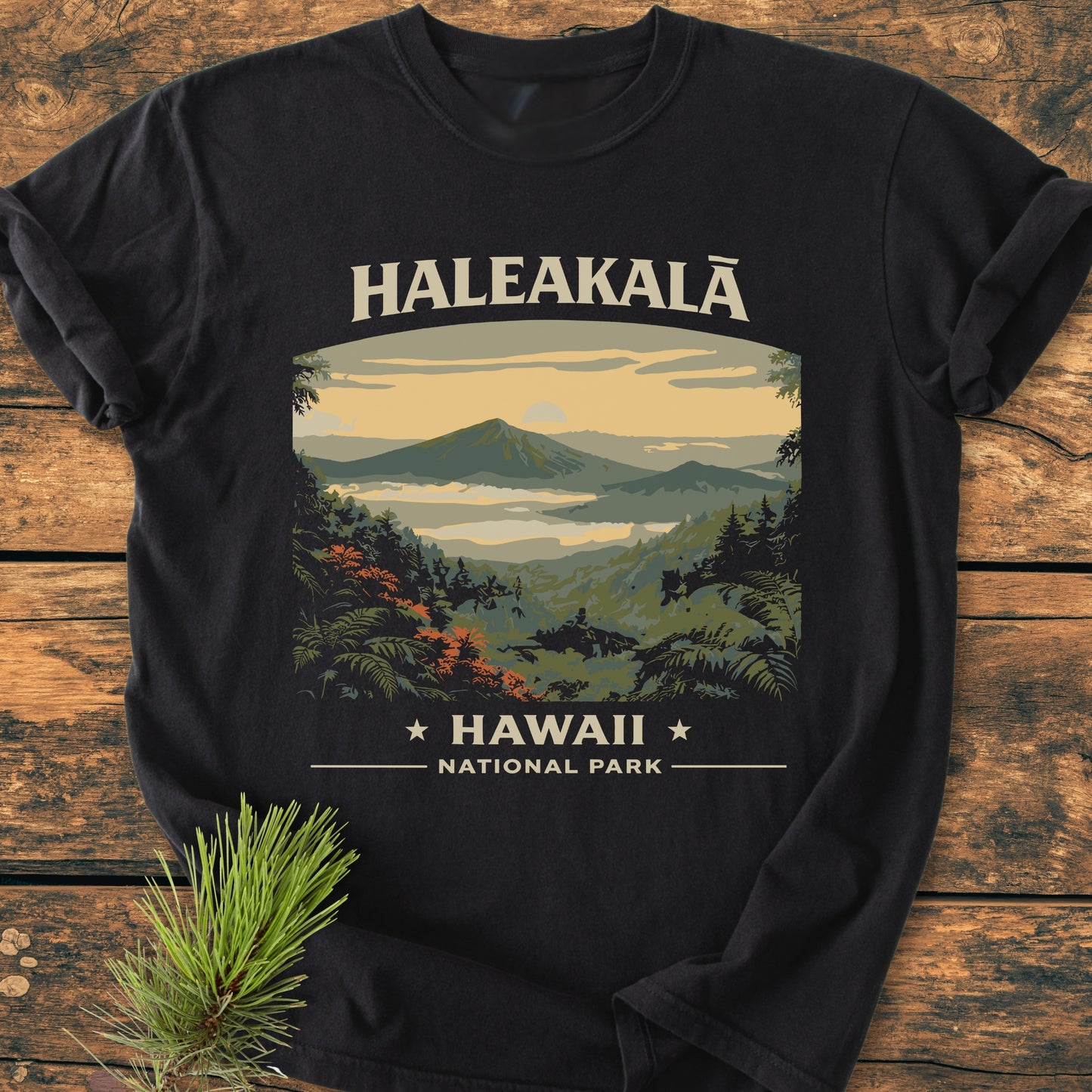 Haleakala Hawaii National Park - Vintage Wash Tee