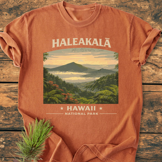 Haleakala Hawaii National Park - Vintage Wash Tee