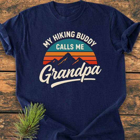 My Hiking Buddy Calls Me Grandpa - Vintage Wash Tee