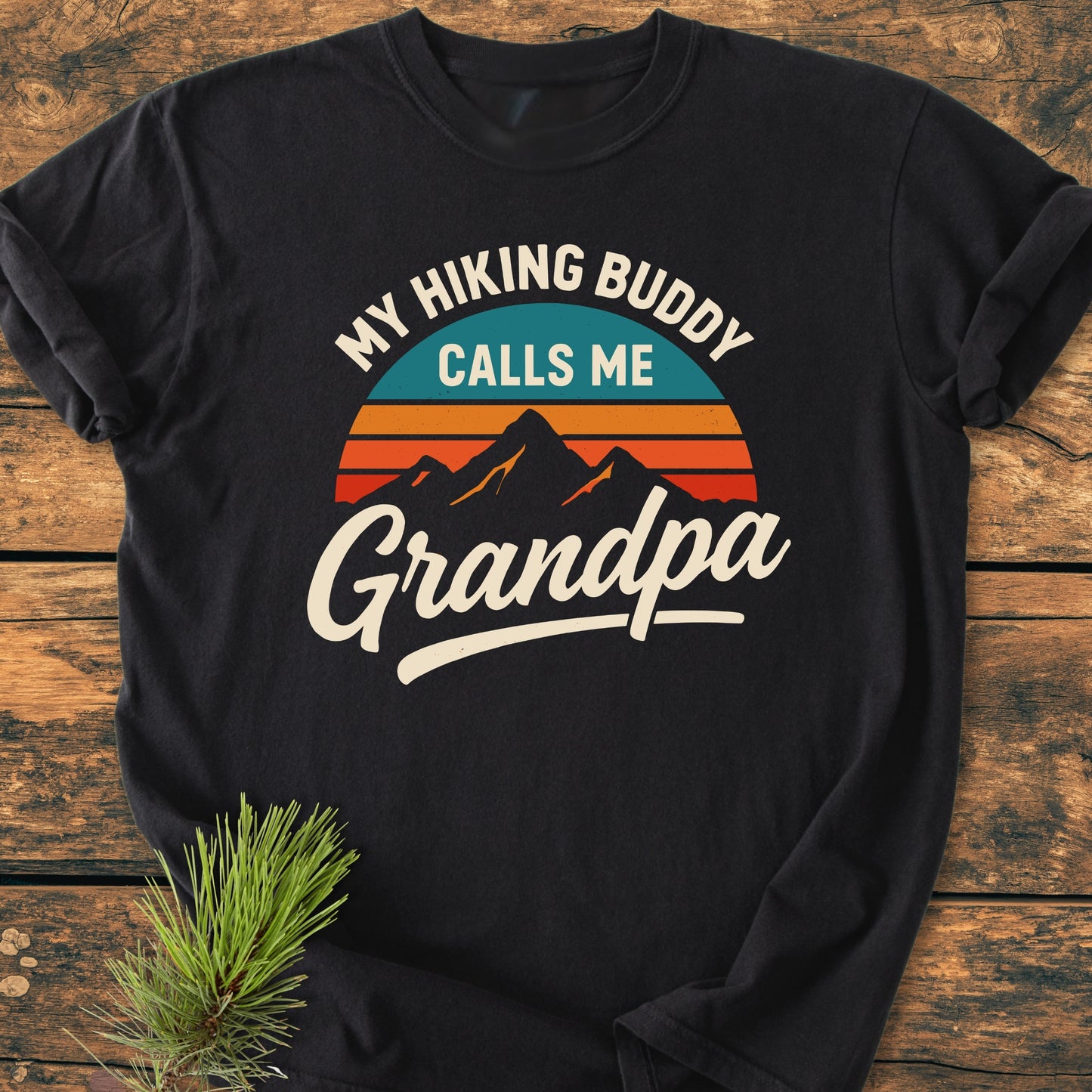 My Hiking Buddy Calls Me Grandpa - Vintage Wash Tee