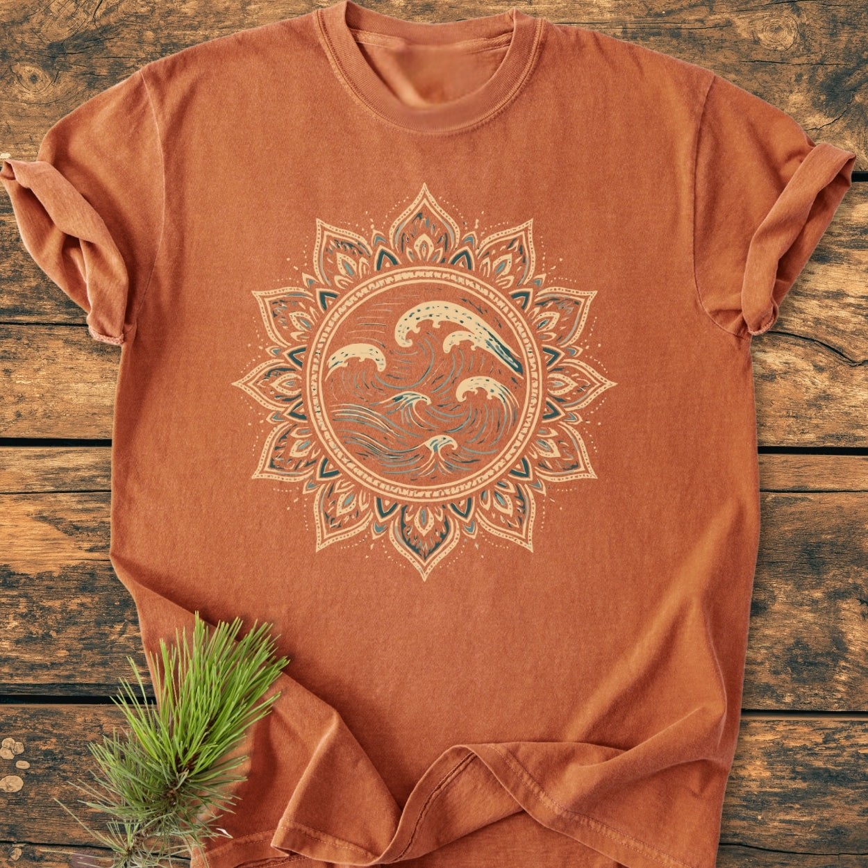 Ocean Mandala - Vintage Wash Tee