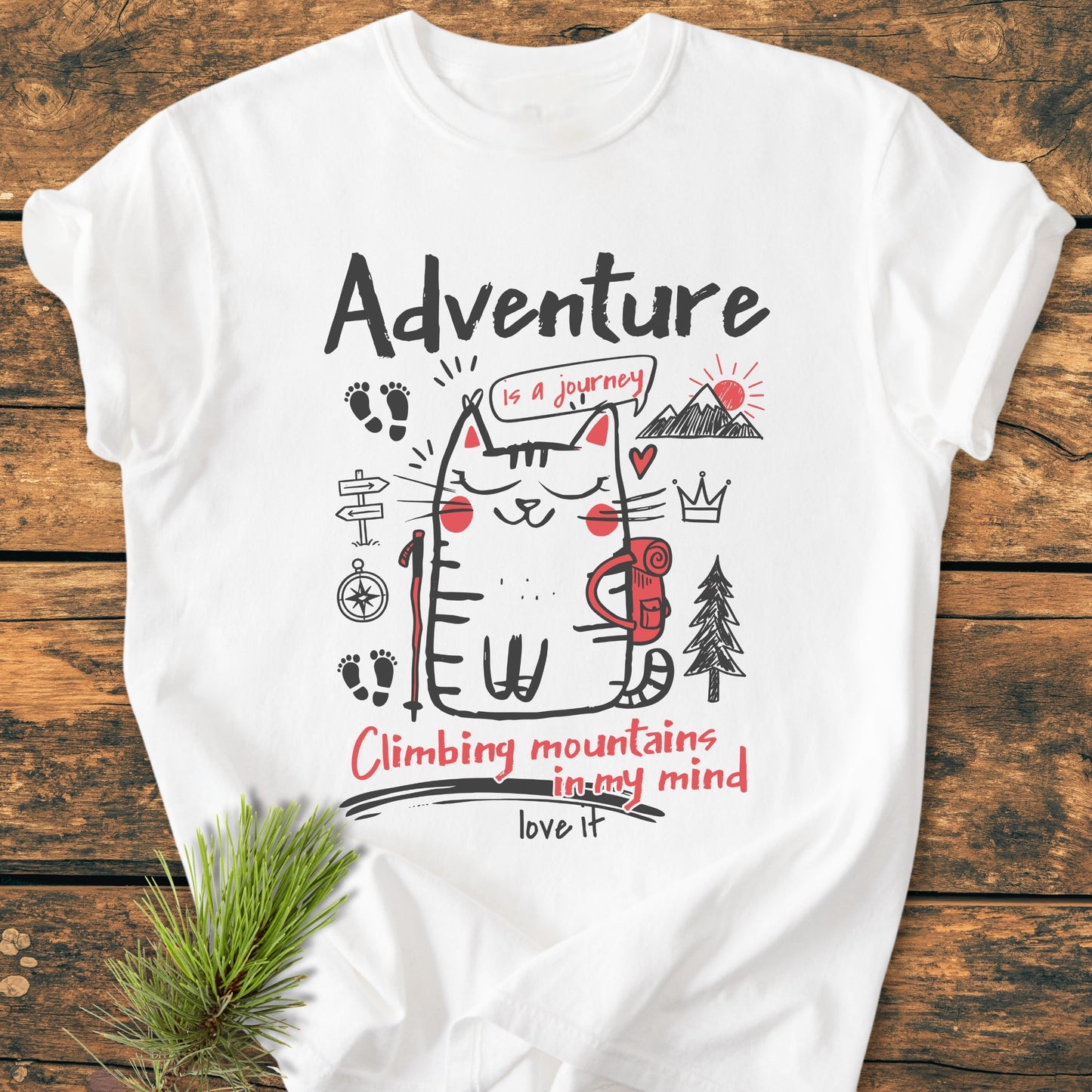 Adventure Cat - Vintage Wash Tee