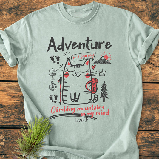 Adventure Cat - Vintage Wash Tee