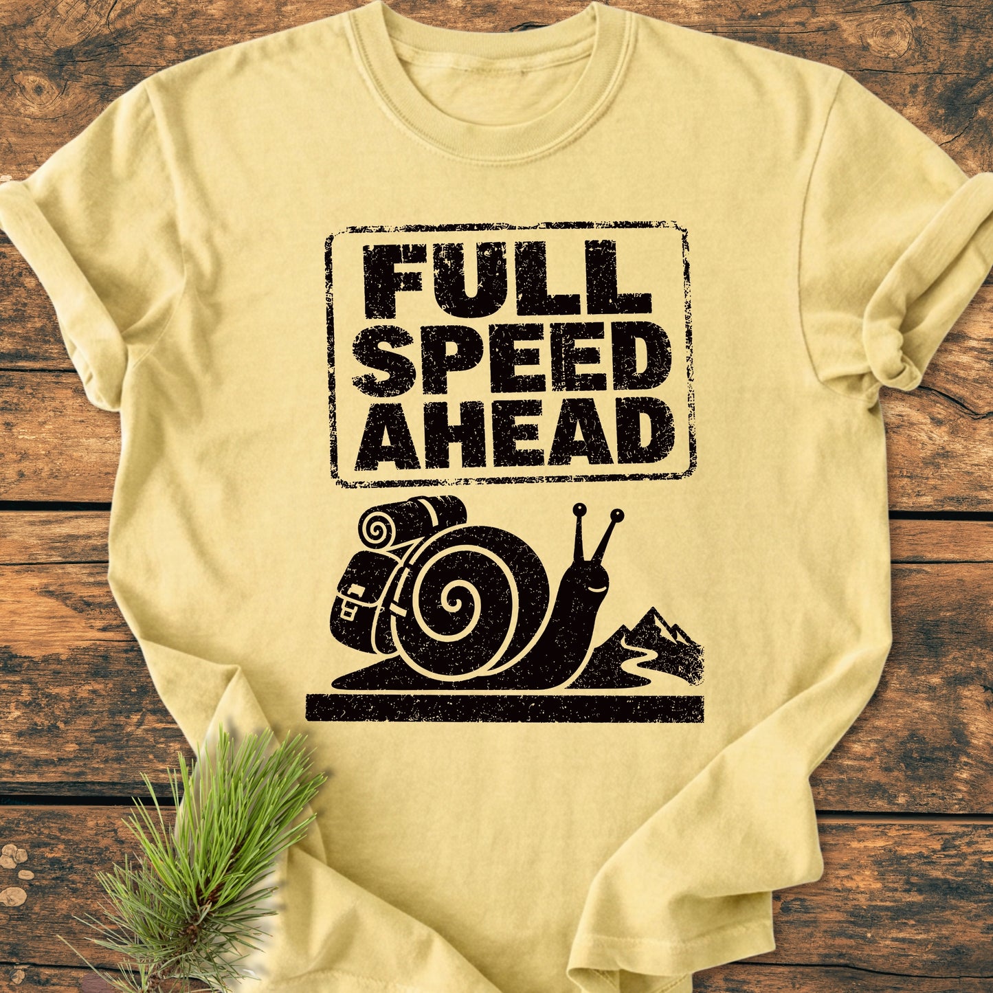 Full Speed Ahead - Vintage Wash Tee