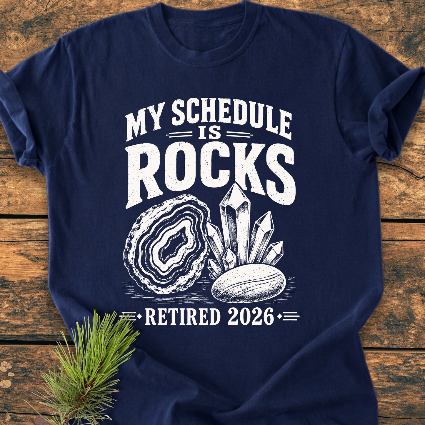 My Business Is Rocks, Retirement - Vintage Wash Tee