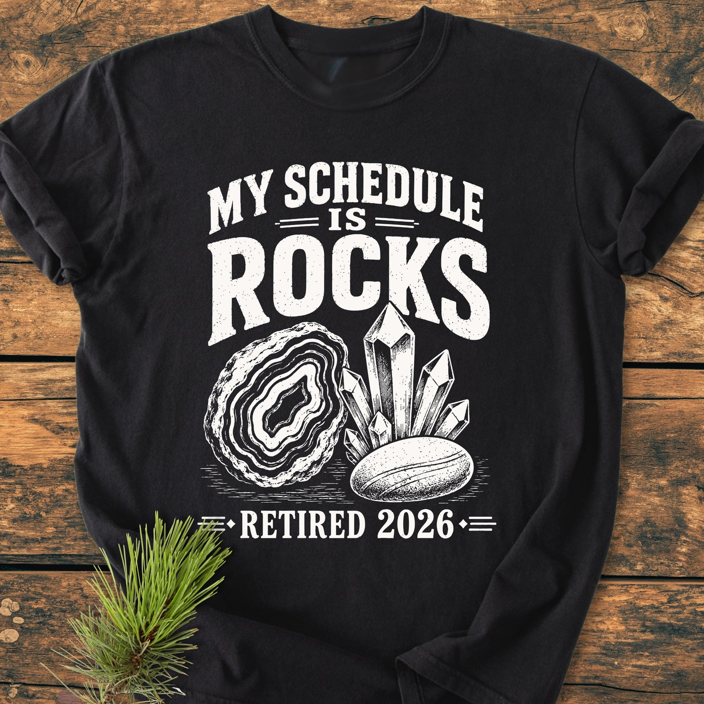 My Business Is Rocks, Retirement - Vintage Wash Tee