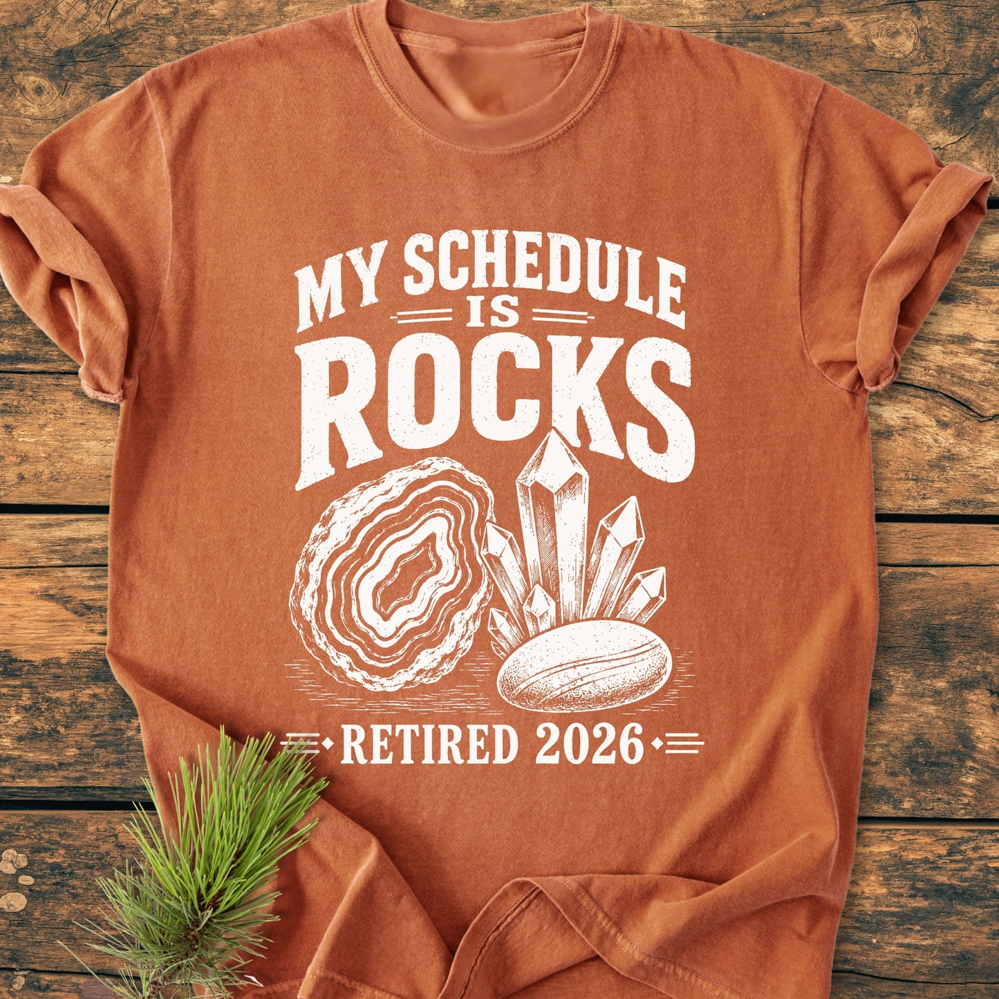 My Business Is Rocks, Retirement - Vintage Wash Tee