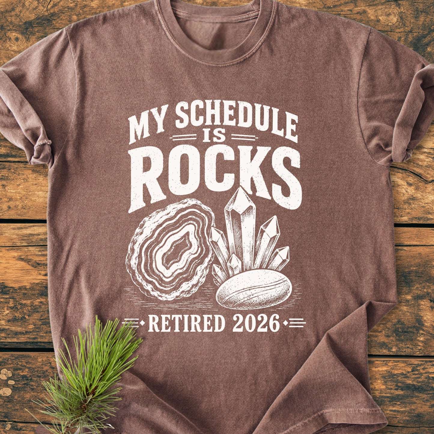My Business Is Rocks, Retirement - Vintage Wash Tee