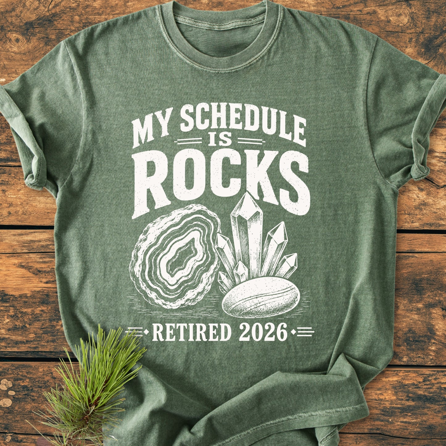 My Business Is Rocks, Retirement - Vintage Wash Tee