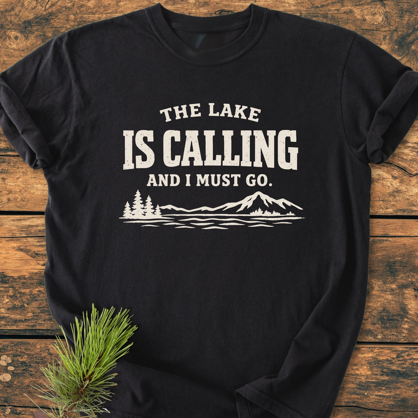 The Lake Is Calling - Vintage Wash Tee