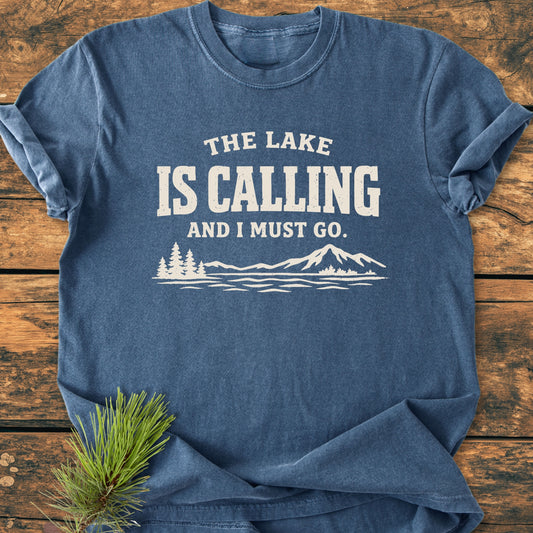 The Lake Is Calling - Vintage Wash Tee
