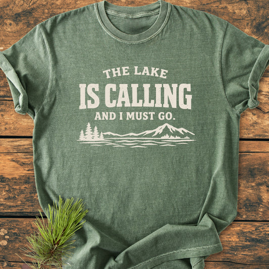 The Lake Is Calling - Vintage Wash Tee