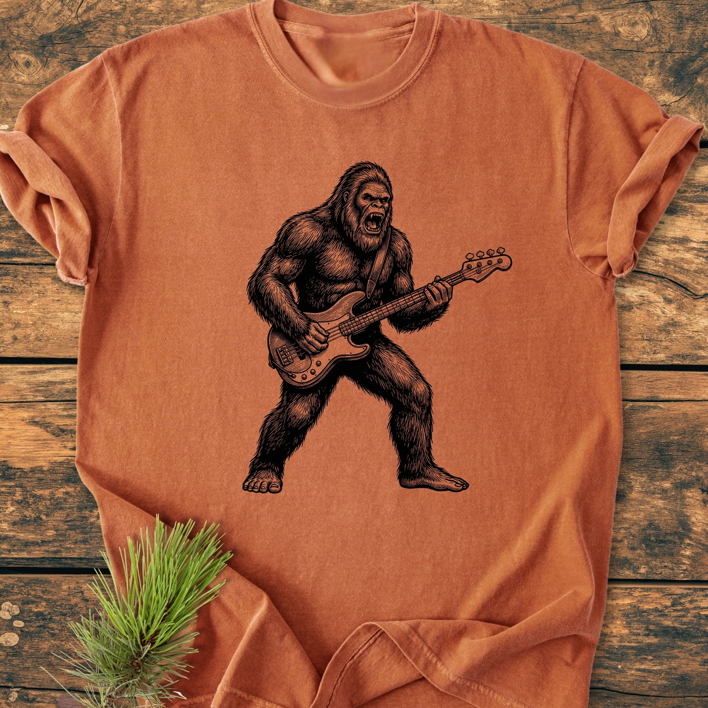 Rocking Bigfoot – The Majestic Wild - Vintage Wash Tee