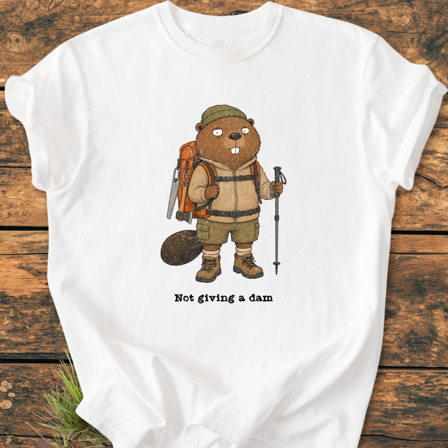 Not Giving A Dam - Vintage Wash Tee