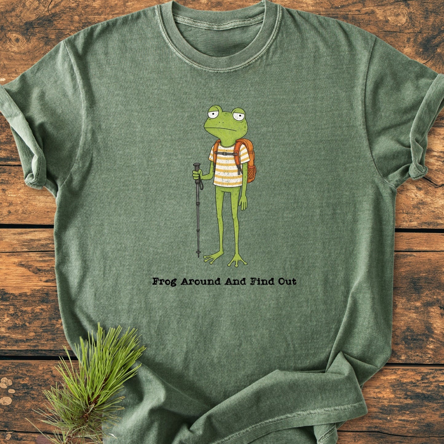 Frog Around And Find Out - Vintage Wash Tee