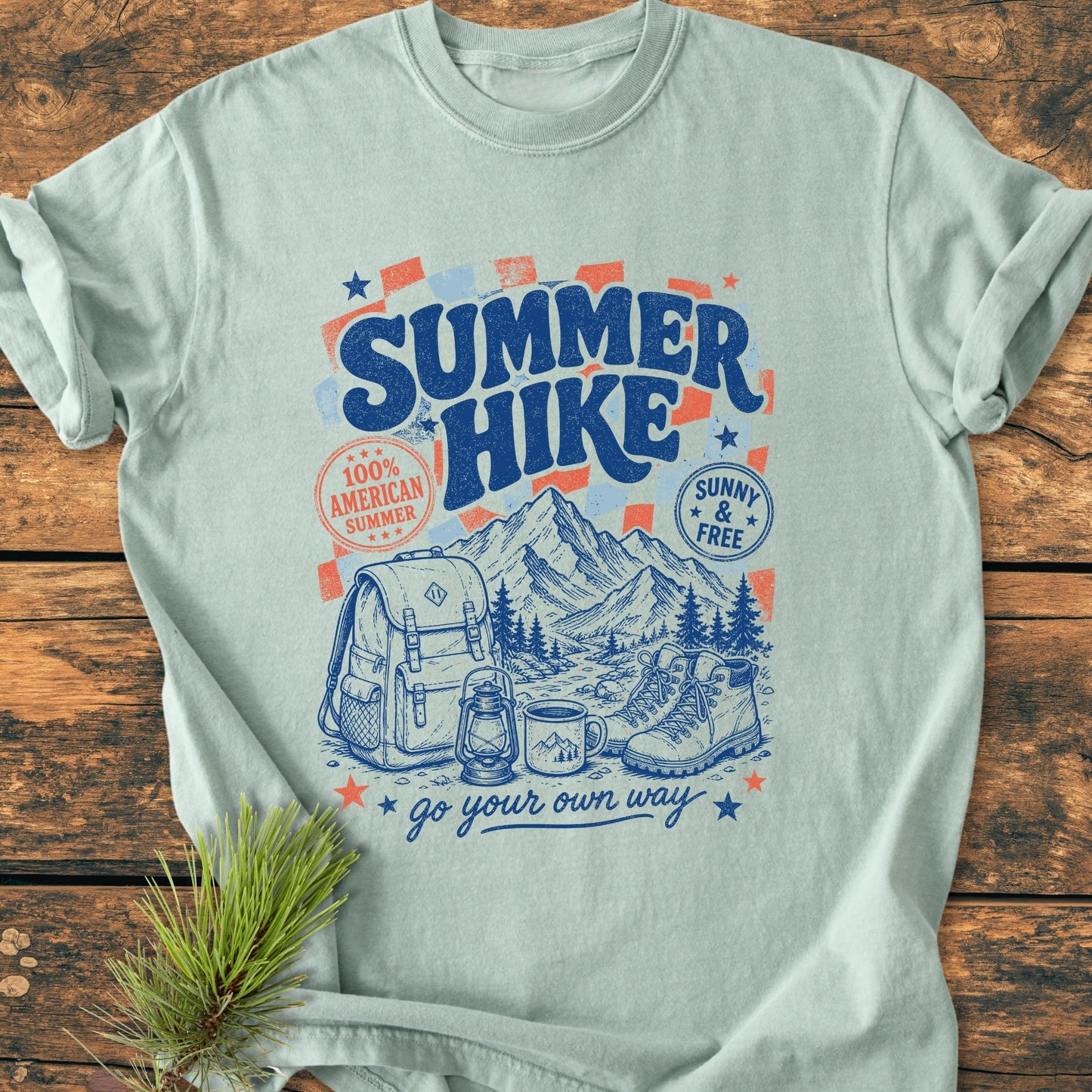 Summer Hike - Vintage Wash Tee