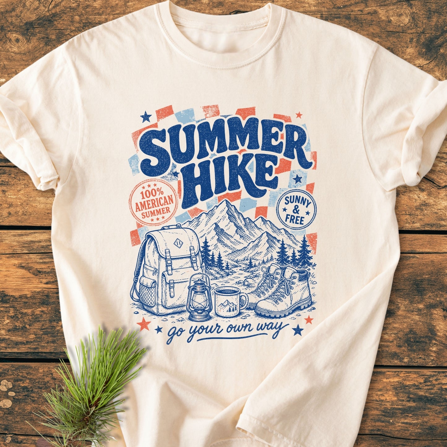 Summer Hike - Vintage Wash Tee